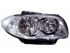 BMW 1 Serisi E87 Kasa Far Ön Sağ (Gri) 2007 ve Sonrası Uyumlu TYC Marka 63117193388