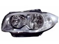 BMW 1 Serisi E87 Kasa Far Ön Sol (Gri) 2007 ve Sonrası Uyumlu TYC Marka 63117193387